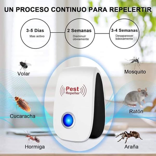 PEST REJECT™ NUEVO REPELENTE ULTRASONIDO 2025