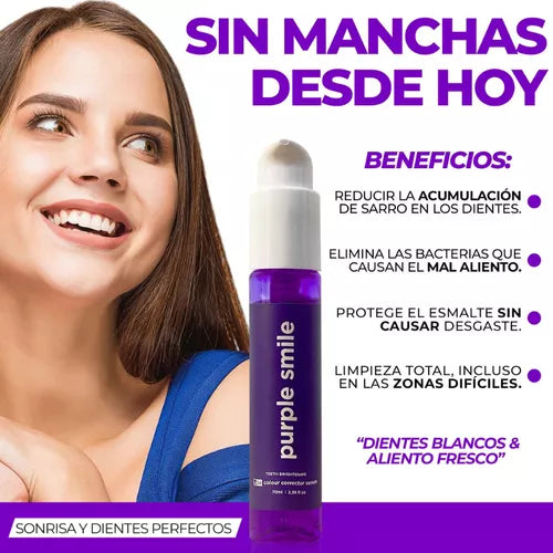 Purple Smile™ - Crema de Dientes Blanqueadora