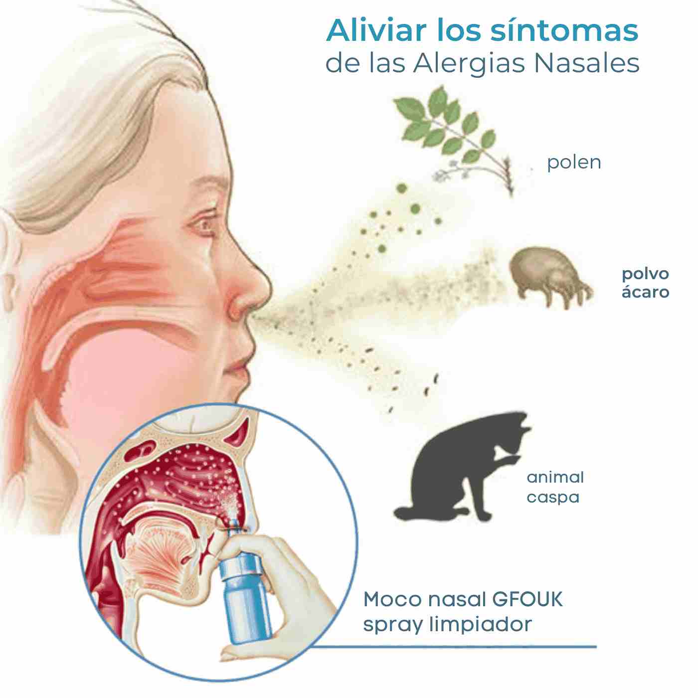 Gfouk • Spray limpiador nasal PAGA 1 LLEVA 2
