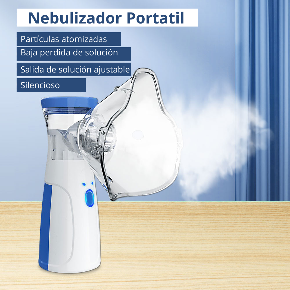 NEBULIZADOR PORTÁTIL ¡DESCONGESTIONA LAS VÍAS RESPIRATORIAS! 🤩🌬️🍃 - ENVÍO GRATIS