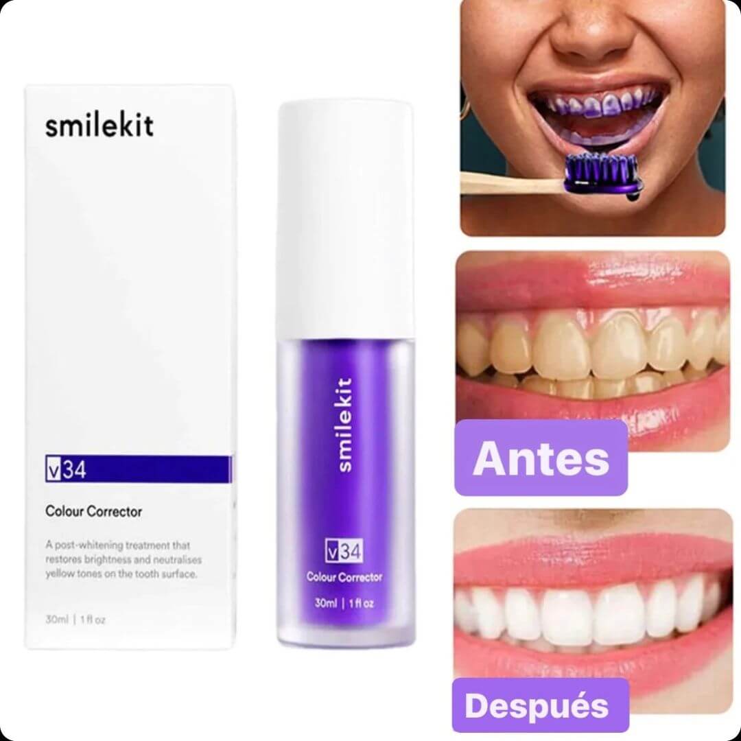 Purple Smile™ - Crema de Dientes Blanqueadora