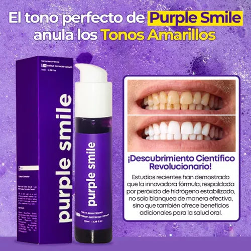 Purple Smile™ - Crema de Dientes Blanqueadora