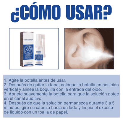 200% SALUD LUHAKA TINNIDROP® - SPRAY LIMPIADOR DE OÍDOS