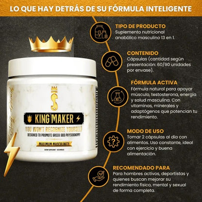 King Maker Plus Capsulas